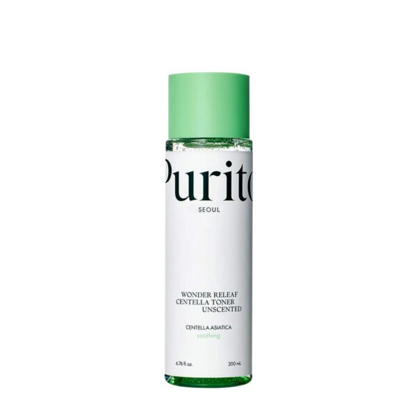 **Descripción Corta** Calma, hidrata y refresca tu piel con el Tónico Wonder Releaf de Purito Seoul 🌿✨. Con extracto de centella asiática, elimina impurezas y reduce irritaciones para un rostro más suave, calmado y radiante. ¡Tu piel te lo agradecerá! 💧🌸 **Descripción Larga** ¿Buscas una rutina que calme y revitalice tu piel después de limpiar? 🌟 El Tónico Wonder Releaf con centella asiática y sin fragancia es tu mejor aliado para una piel refreshed y saludable. Con su fórmula refrescante y suave, ayuda a reducir enrojecimientos, irritaciones y promover una piel más equilibrada. 🍃✨ Gracias a la centella, conocida por sus propiedades calmantes y reparadoras, este tónico limpia en profundidad, elimina residuos y prepara tu piel para absorber mejor los tratamientos posteriores. Además, su textura ligera deja una sensación fresca y confortable en cada paso. Perfecto para todo tipo de piel, especialmente las sensibles, que necesitan un extra de soothing y cuidado. 💚🌿 **Beneficios Clave:** - Calma y reduce irritaciones y rojeces. - Hidrata profundamente y refresca la piel. - Elimina residuos y prepara la piel para la loción o crema siguiente. - Ingredientes naturales que fortalecen y revitalizan. - Textura ligera, sin sensación grasa ni pegajosa. Incluye este tónico en tu rutina diaria para lucir un rostro equilibrado, radiante y lleno de frescura. ¡Dale a tu piel el cuidado que merece! 🌈✨